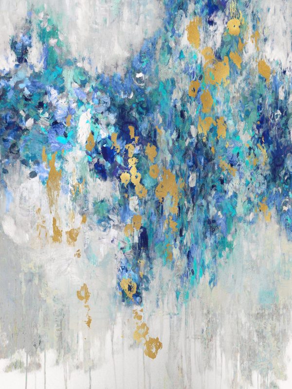 Art Effects Cascading Blues III Wall Art by Nikki Robbins Supply