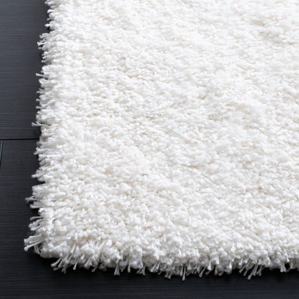 Safavieh Santa Monica Shag SGN725-1010 White Area Rug on Sale