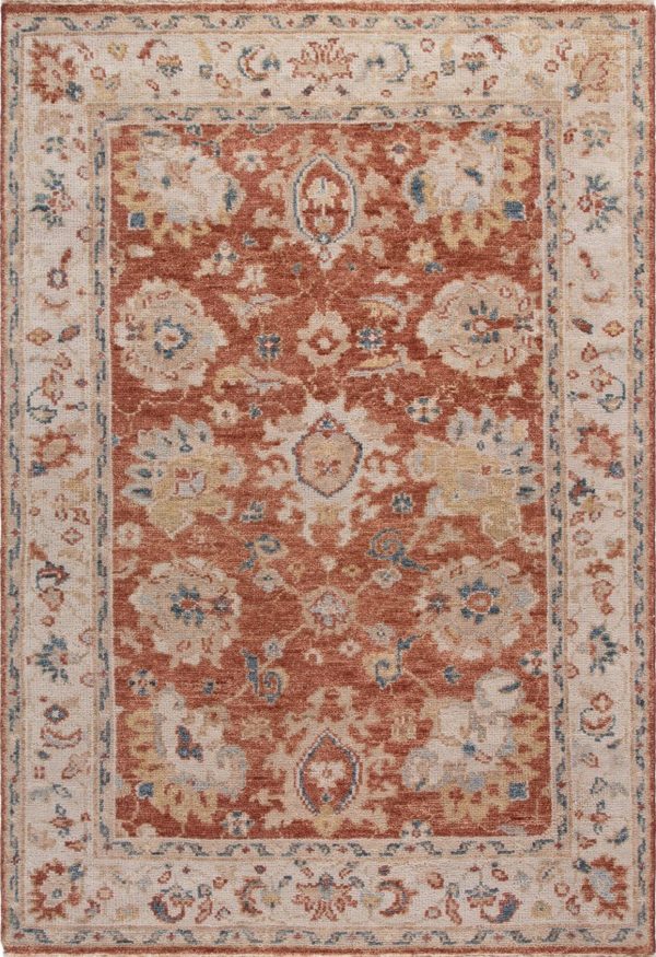 Safavieh Samarkand SRK185P Rust   Beige Area Rug Hot on Sale