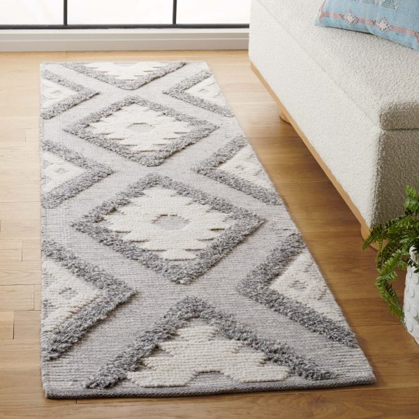 Safavieh Natura NAT203F Grey   Ivory Area Rug Online Sale