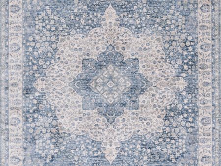 Safavieh Winston WNT198M Blue   Creme Area Rug Online Hot Sale