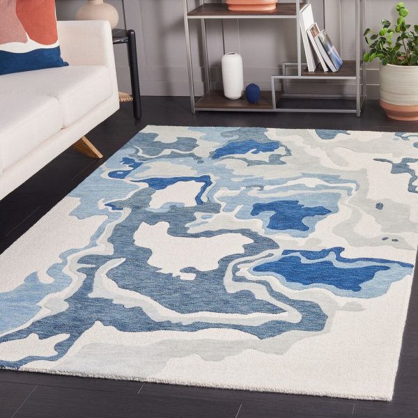 Safavieh Rodeo Drive RD405N Ivory   Navy Area Rug Supply