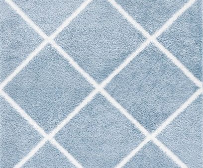 Safavieh Tahoe Shag THO676M Blue   White Area Rug For Cheap