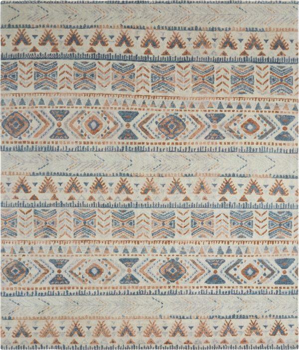 Ancient Boundaries Mesa MES-728 Grey Area Rug For Sale