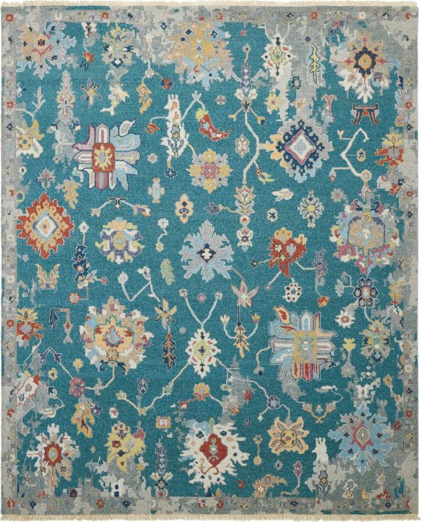 Ancient Boundaries Sena Color SEN-1182 Blue Area Rug For Discount