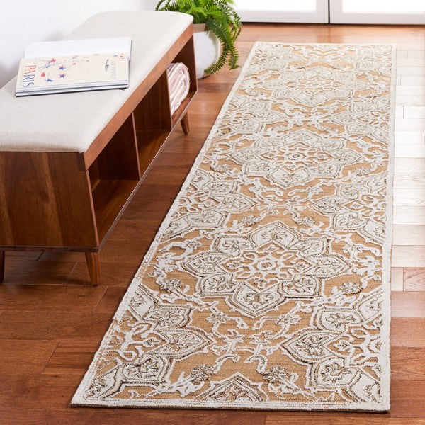 Safavieh Trace TRC304D Gold   Ivory Area Rug Cheap