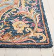 Safavieh Savonnerie SAV301N Navy   Pink Area Rug Supply