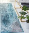 Safavieh Skyler SKY163G Silver   Blue Area Rug Fashion