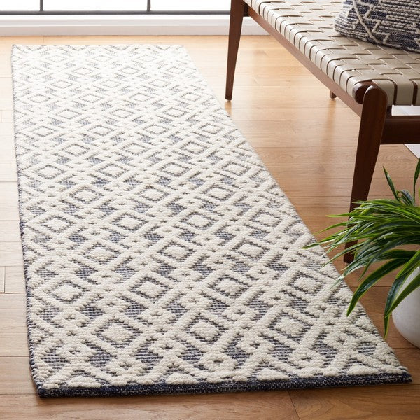 Safavieh Vermont VRM102N Ivory   Navy Area Rug Hot on Sale