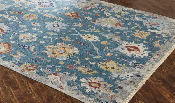 Ancient Boundaries Sena Color SEN-1182 Blue Area Rug For Discount