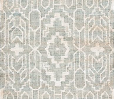 Safavieh Natural Fiber NFB750J Light Blue   Ivory Area Rug Fashion