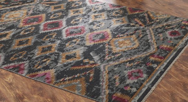 Ancient Boundaries Sena Color SEN-1185 Black Area Rug Online Sale