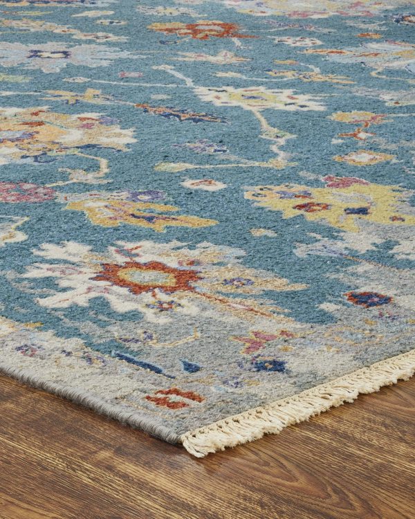 Ancient Boundaries Sena Color SEN-1182 Blue Area Rug For Discount