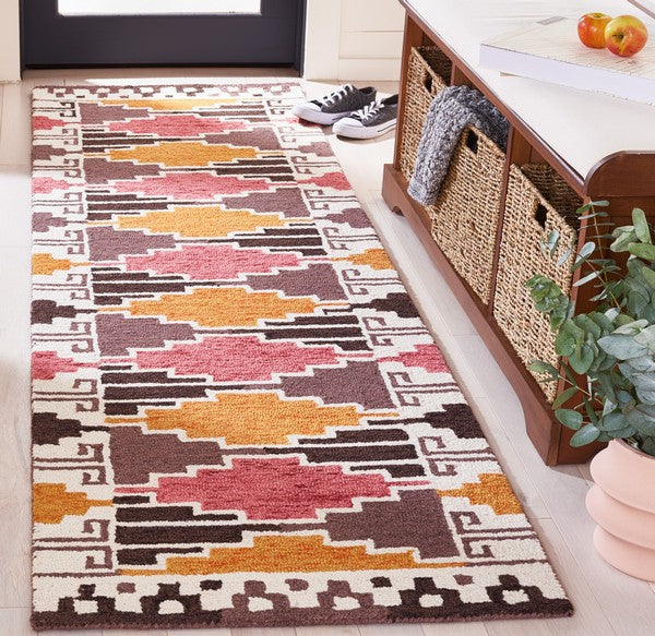 Safavieh Rodeo Drive RD913Z Black   Rust Area Rug Discount