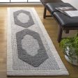 Safavieh Renewal RNW807H Dark Grey   Ivory Area Rug For Sale