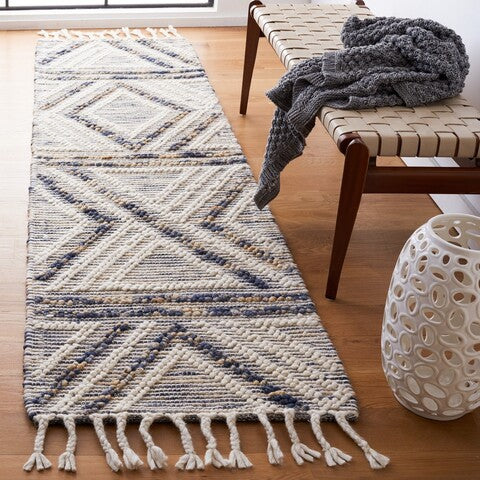 Safavieh Natura NAT176M Ivory   Blue Area Rug Online Hot Sale