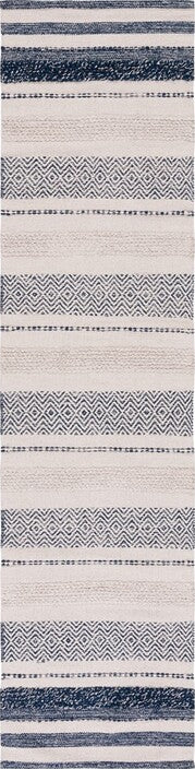 Safavieh Striped Kilim STK502A Ivory   Navy Area Rug For Discount