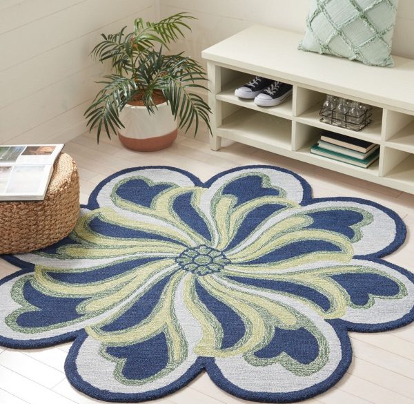 Safavieh Novelty NOV107N Navy   Green Area Rug on Sale