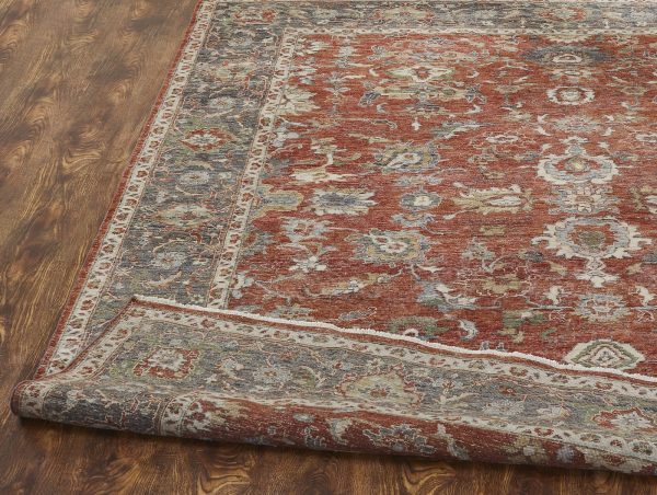 Ancient Boundaries Legato LEG-816 Red Area Rug Online