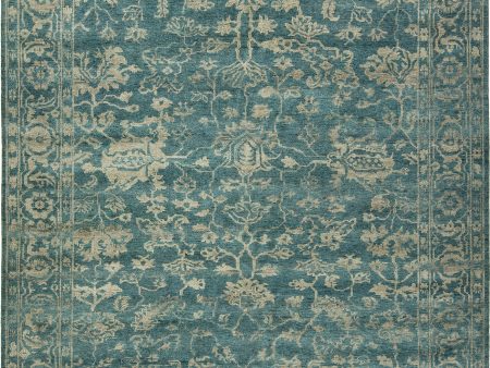 Ancient Boundaries Medes MED-186 Blue Area Rug Online