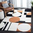 Safavieh Rodeo Drive RD856A Ivory   Black Area Rug Hot on Sale