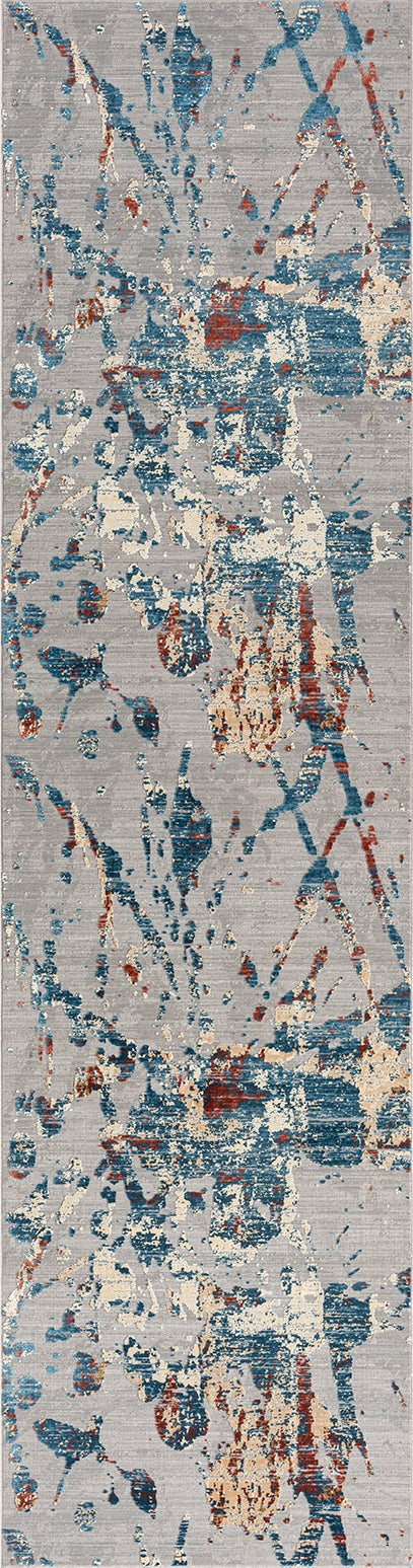 Ancient Boundaries Kismet KIS-1046 Blue Area Rug Online now