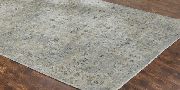 Ancient Boundaries Legato LEG-817 Grey Area Rug For Sale