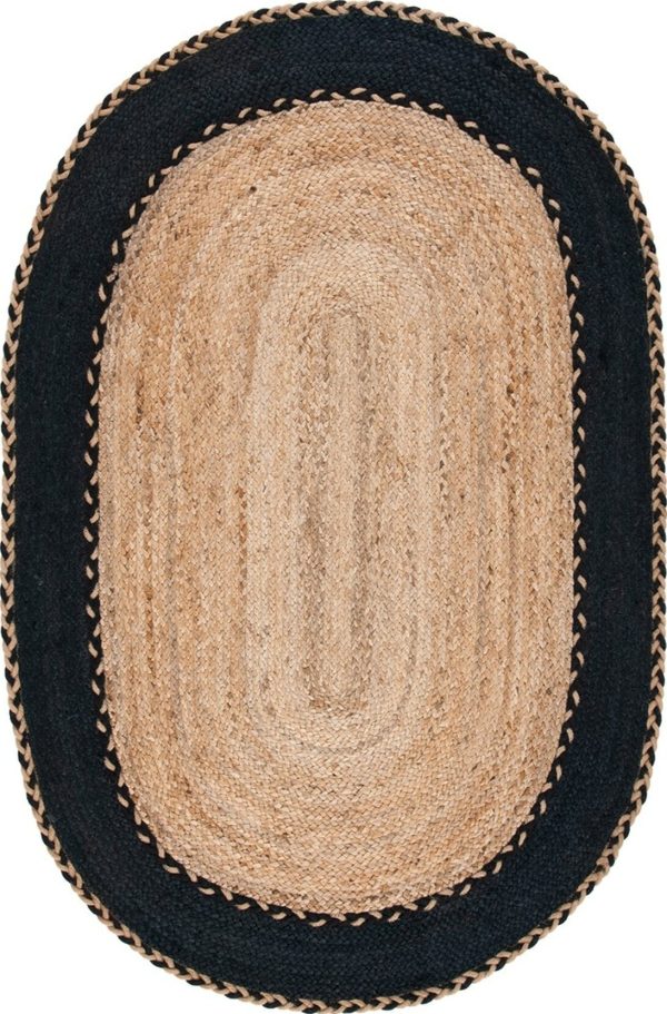 Safavieh Natural Fiber NFB261Z   Black Area Rug For Sale