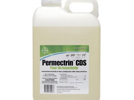 Permectrin CDS Pour-On Insecticide 2.5 Gallons by Elanco Hot on Sale