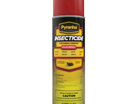 Pyranha Insecticide Aerosol Premise and Horse Spray 15 Oz by Pyranha Hot on Sale