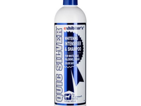 Quic Silver Whitening Intensifier & Shampoo for Horses 16 Oz by Exhibitors Online