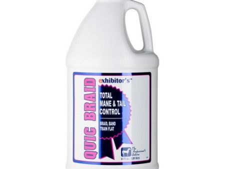 Quic Braid Mane and Tail Control for Horses 64 Oz by Exhibitors Online Hot Sale