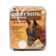 Quiet Ride Long Nose Pasture Fly Mask with Ears Arab Black 1 Count by Cashel Supply