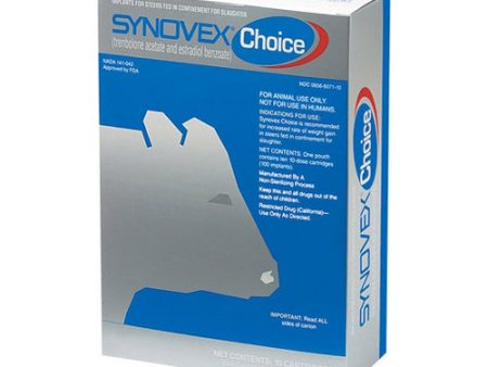 Synovex Choice Cattle Implants 10 Cartridges by Zoetis Online