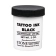 Tattoo Ink - Black 3 Oz by Stone Manufacturing & Supply Company For Cheap