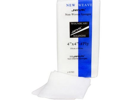 New Weave Sponge Gauze - 4  x 4  200 Count by Jorvet Sale