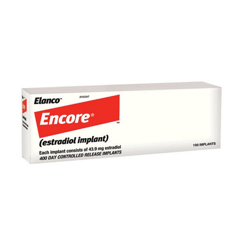 Encore Implants for Cattle Cartridge 100 Count by Elanco Supply