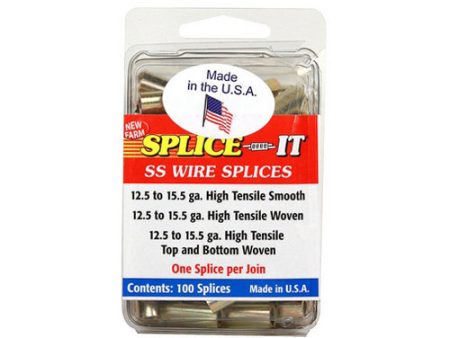 Splice-It Wire Splices SS 100 Count by New Farm Sale