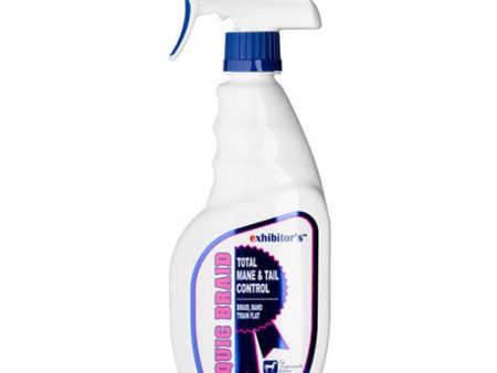 Quic Braid Mane and Tail Control for Horses 16 Oz by Exhibitors Online Hot Sale