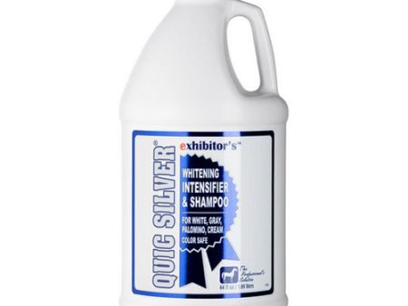 Quic Silver Whitening Intensifier & Shampoo for Horses 64 Oz by Exhibitors Supply