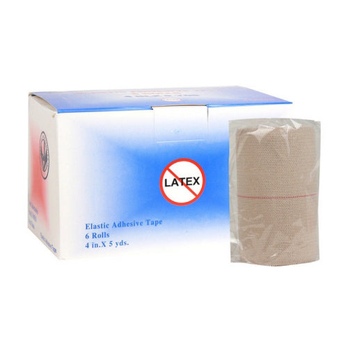 Elastic Adhesive Bandages - 4  x 5 yds 6 Rolls by Jorvet For Discount